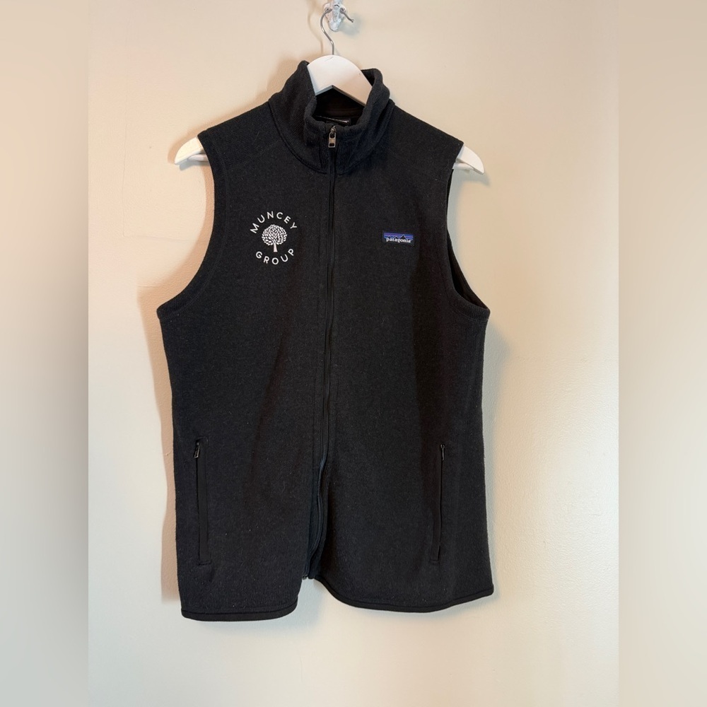 Patagonia Men's Better Sweater Fleece Lined Vest XL Extra Large Black Branded